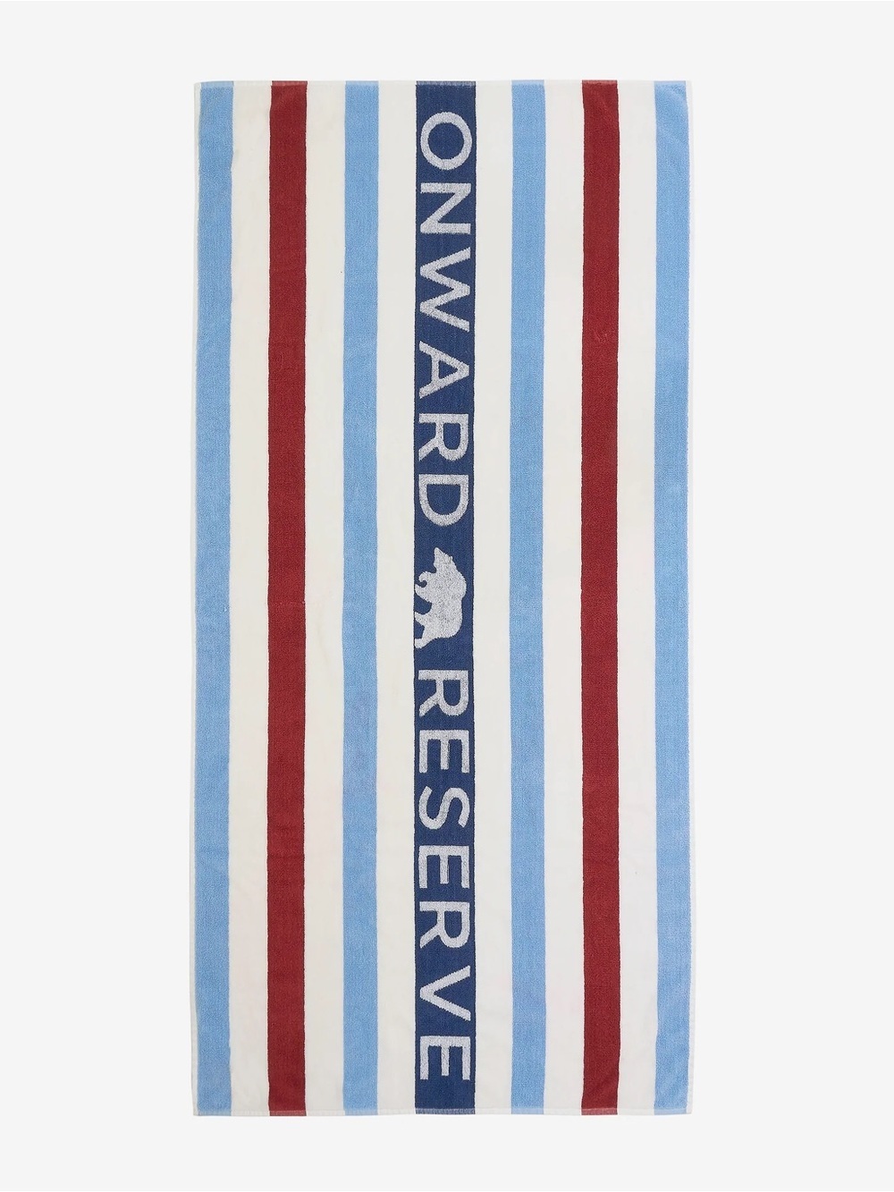 Onward Reserve Beach Towel - Marina Red White and Blue NWT